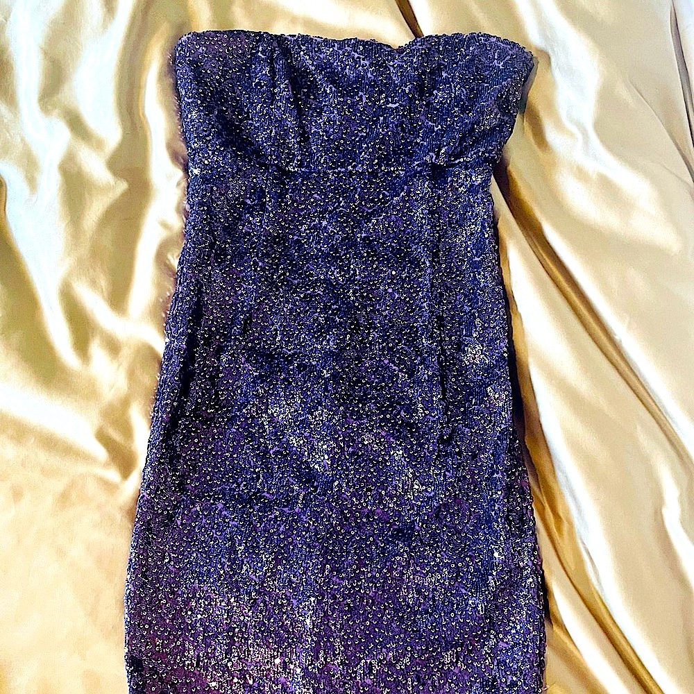 ALICE + OLIVIA SEQUIN PARTY DRESS